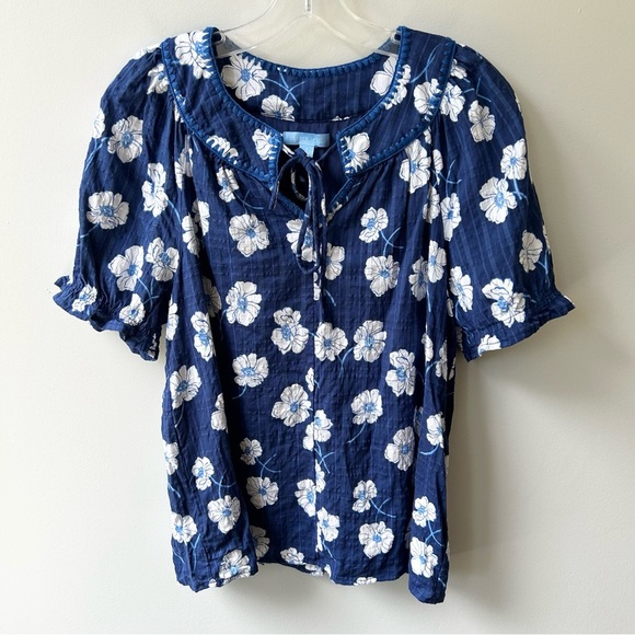 Draper James floral peasant blouse - Picture 2 of 11